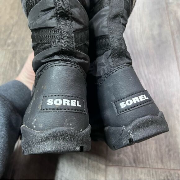 Sorel Women’s Whitney Tall Lace II Boot Black Waterproof Boots Women’s Size 5 - Picture 5 of 10